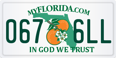 FL license plate 0676LL