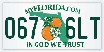FL license plate 0676LT