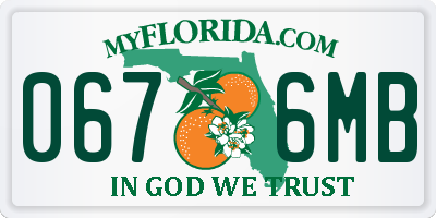 FL license plate 0676MB
