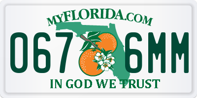 FL license plate 0676MM