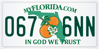 FL license plate 0676NN