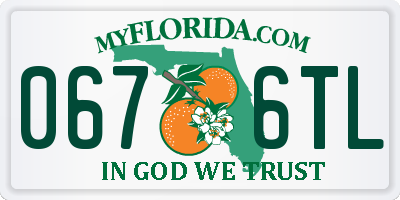 FL license plate 0676TL