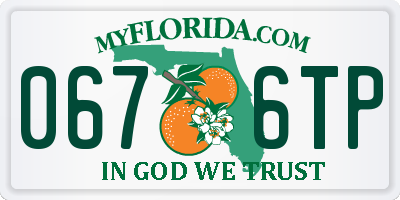 FL license plate 0676TP
