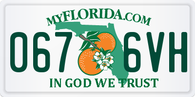 FL license plate 0676VH
