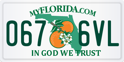 FL license plate 0676VL
