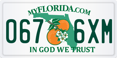 FL license plate 0676XM