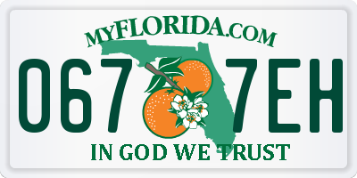 FL license plate 0677EH