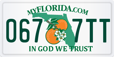 FL license plate 0677TT