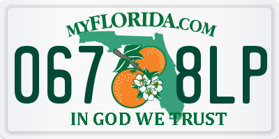 FL license plate 0678LP