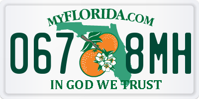 FL license plate 0678MH