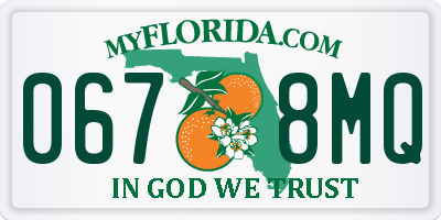 FL license plate 0678MQ