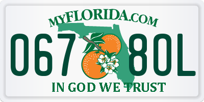 FL license plate 0678OL