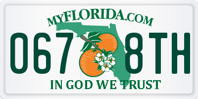 FL license plate 0678TH