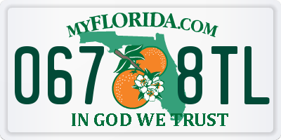 FL license plate 0678TL