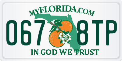 FL license plate 0678TP