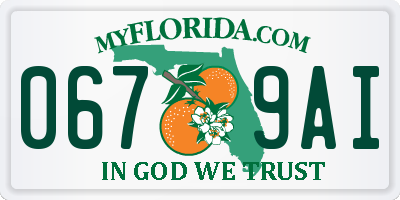 FL license plate 0679AI