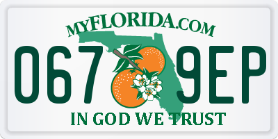 FL license plate 0679EP