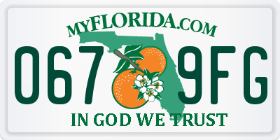 FL license plate 0679FG