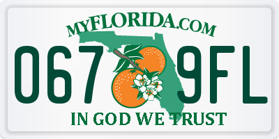 FL license plate 0679FL