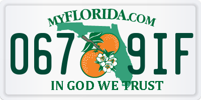 FL license plate 0679IF