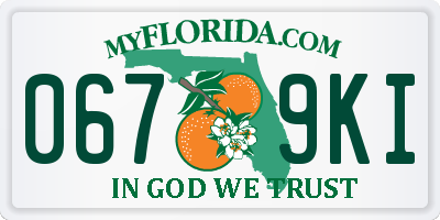 FL license plate 0679KI