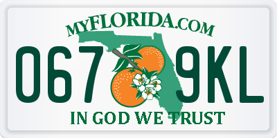FL license plate 0679KL