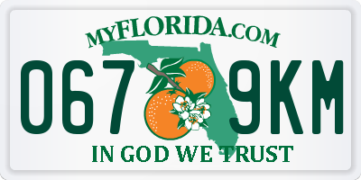 FL license plate 0679KM