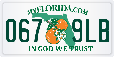 FL license plate 0679LB