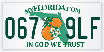 FL license plate 0679LF