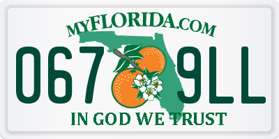 FL license plate 0679LL