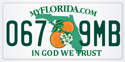 FL license plate 0679MB