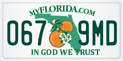 FL license plate 0679MD