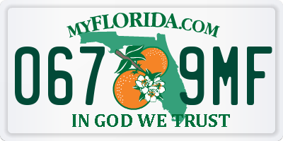 FL license plate 0679MF
