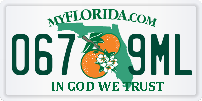 FL license plate 0679ML