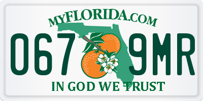 FL license plate 0679MR