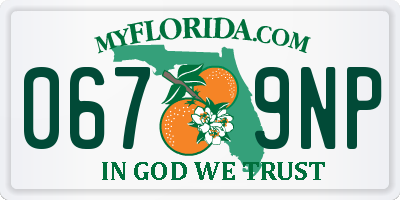 FL license plate 0679NP