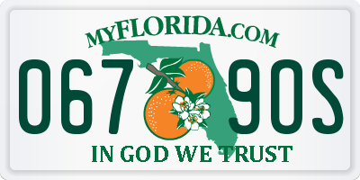 FL license plate 0679OS