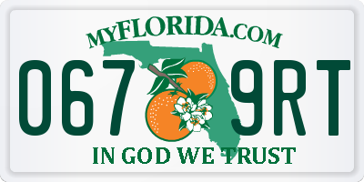 FL license plate 0679RT