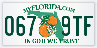 FL license plate 0679TF
