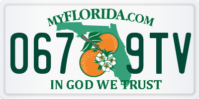 FL license plate 0679TV