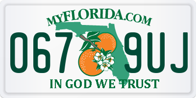 FL license plate 0679UJ