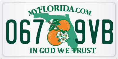 FL license plate 0679VB
