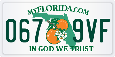 FL license plate 0679VF