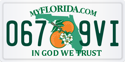 FL license plate 0679VI