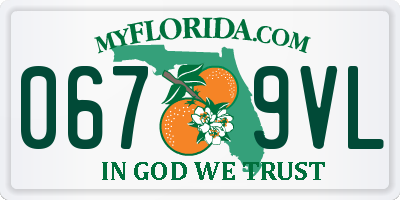 FL license plate 0679VL