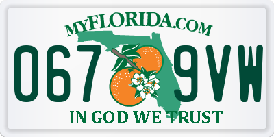 FL license plate 0679VW