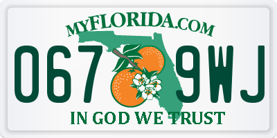 FL license plate 0679WJ