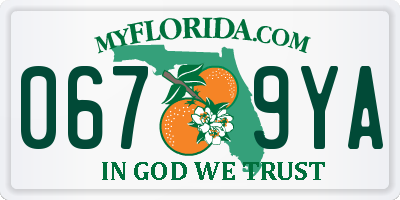 FL license plate 0679YA