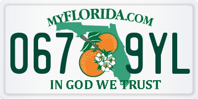 FL license plate 0679YL
