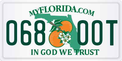 FL license plate 0680OT